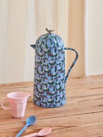 Rice Thermo w. Silver Bird, swan print