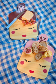 Rice Melamine snijplank  Lady, rose, 33,5x22 cm