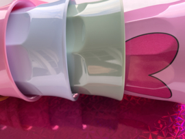 6 delige Melamine bekers Rice, medium