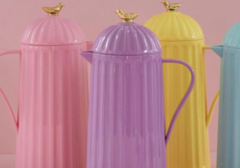Rice- Thermo With Gold Bird- Lavender