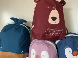 Tiny Backpack Penguin Blue