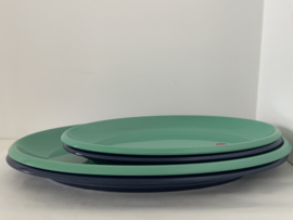 Rice Melamine ovale schaal donkerblauw Large