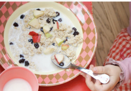 Rice kinderbestekset, Hond en Eenhoorn, RVS.