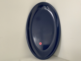 Rice Melamine ovale schaal donkerblauw Large