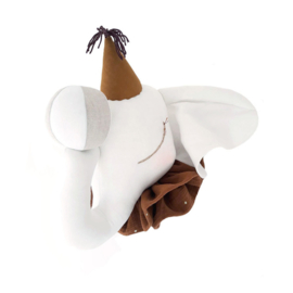 Dierenkop linnen circus olifant caramel hat, Love Me Decoration