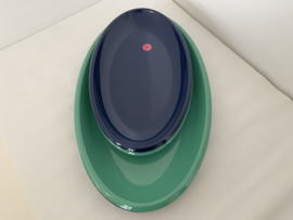 Rice Melamine ovale schaal donkerblauw Small