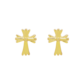 Earrings - Mini cross