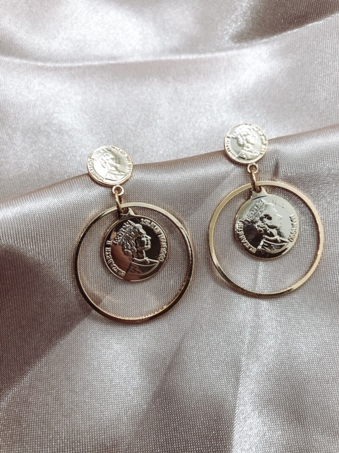 Earrings - Coin Coin