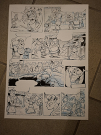 3 originele pagina's Romeinen Tim Artz A3