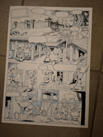 3 originele pagina's Romeinen Tim Artz A3