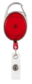 Badge jojo clip rood transparant