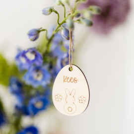 Gepersonaliseerde paashanger • Pasen • Konijn