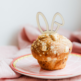 Cupcaketoppers • Pasen • Set van 4 toppers