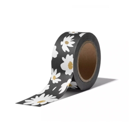 Masking tape • Flowers zwart