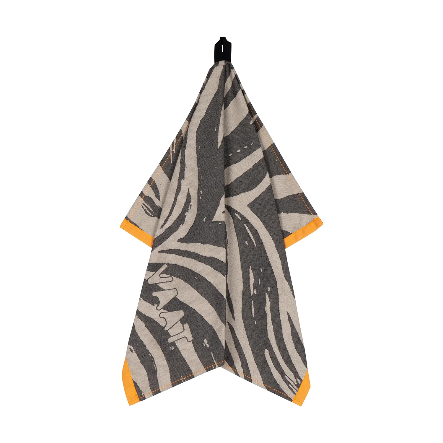 VAAT Amsterdam • Gift set | zwart-zand theedoek & handdoek 'zebra'