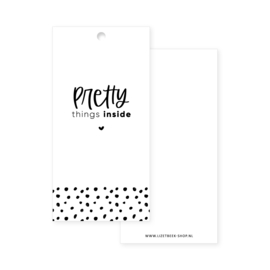 Cadeaulabel 45x90 • Pretty things inside