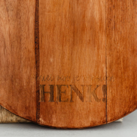 Gepersonaliseerde plank • rond groot • Logo of (eigen) ontwerp