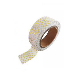 Masking tape • Goudfolie stippen