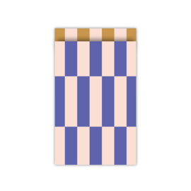 Cadeauzakjes • Duotone blauw/roze • 12 x 19 cm • 5 stuks
