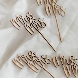 Cupcaketopper • Mr. & Mrs. • sierlijk