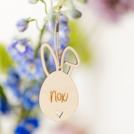 Gepersonaliseerde paashanger • Pasen • Hangoortje