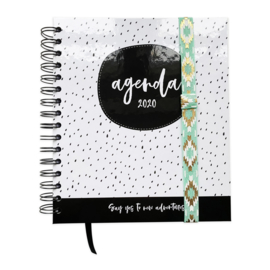 Elastiek voor agenda/planner • Mint met goud