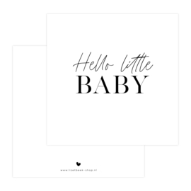 Dubbele Kaart • Hello little baby