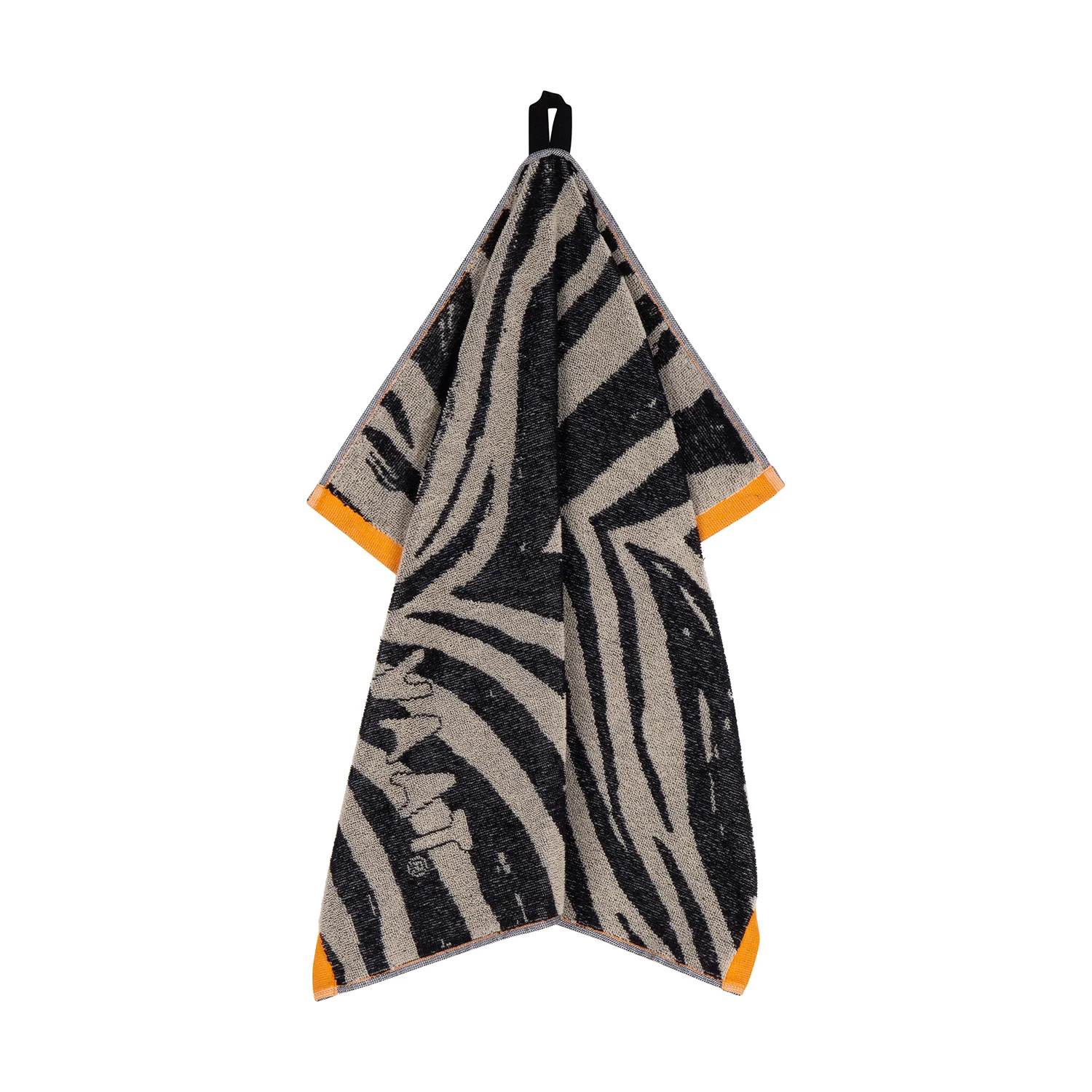 VAAT Amsterdam • Gift set | zwart-zand theedoek & handdoek 'zebra'