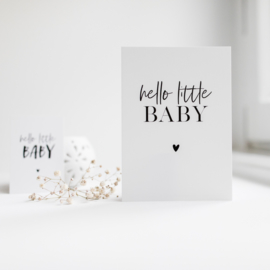 Minikaartje 85x55 • Hello little baby