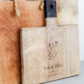 Gepersonaliseerde plank • Tekst, tekening of eigen ontwerp