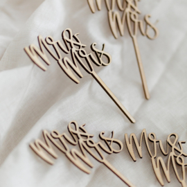 Cupcaketopper • Mr. & Mrs. • sierlijk
