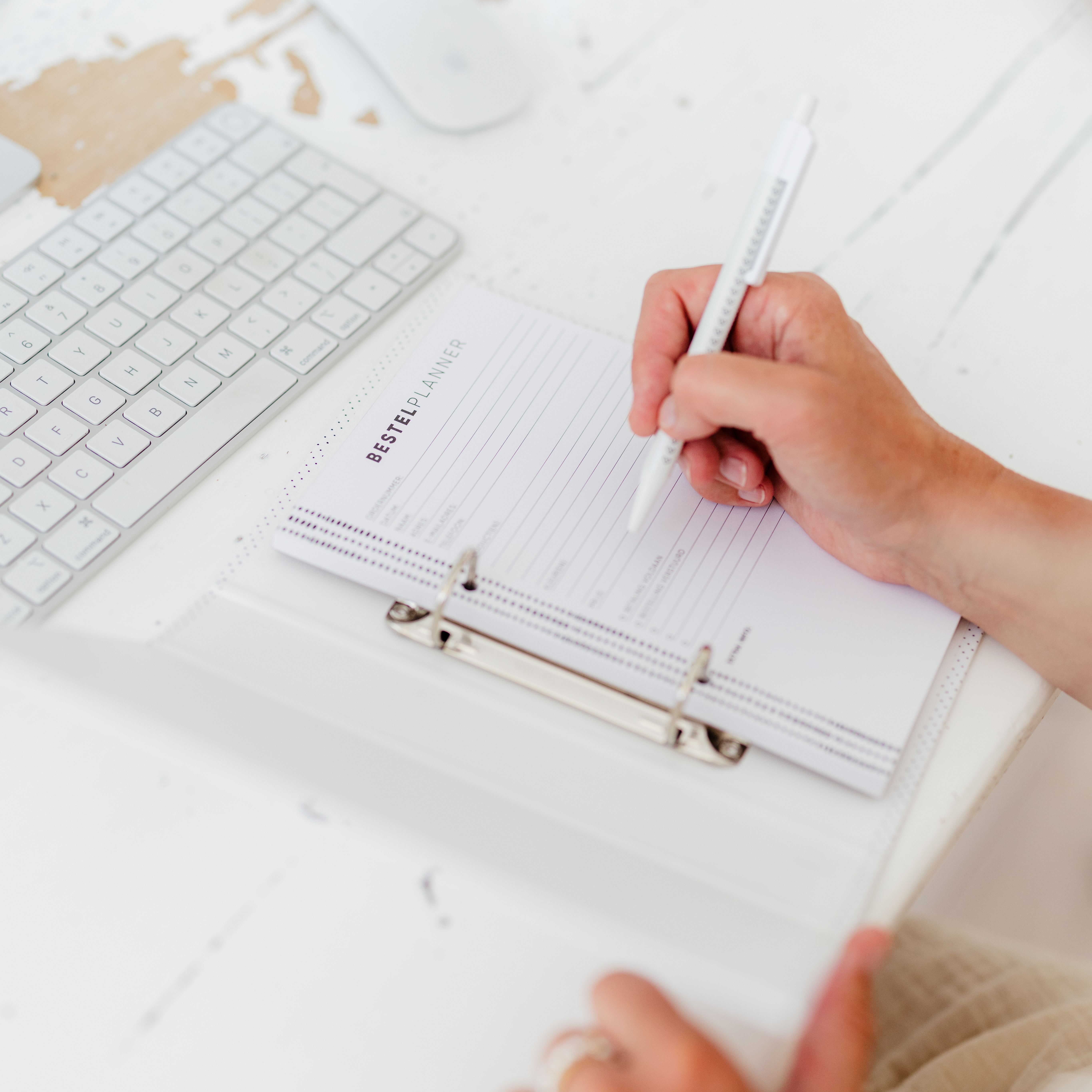Planblok • Bestel planner (50 vel, z/w)
