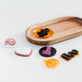Halloween setje • 6 verschillende toppers