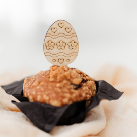 Cupcaketoppers • Pasen • Set van 4 toppers