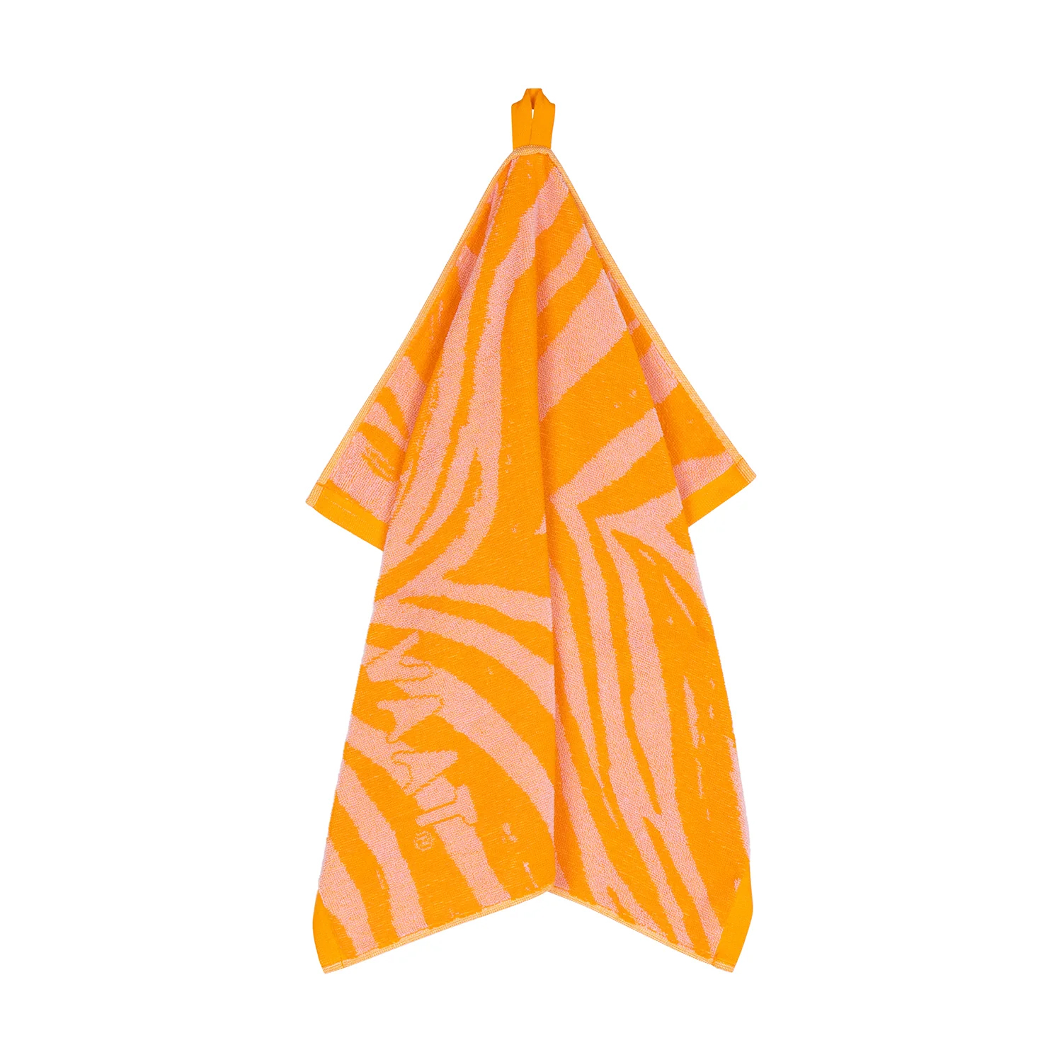 VAAT Amsterdam • Gift set | roze-oranje theedoek & handdoek 'zebra'