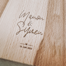 Gepersonaliseerde plank • Tekening, logo of ontwerp