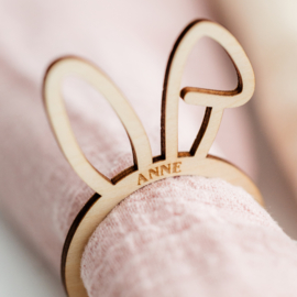 Gepersonaliseerde servetring • Pasen • Hangoortje