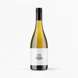 Wijnetiket • Met je eigen tekst // 159 x 104mm