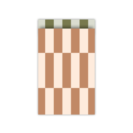 Cadeauzakjes • Duotone roest/roze • 12 x 19 cm • 5 stuks