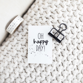 Minikaartje 85x55 • Oh happy day!