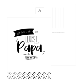 A6 Kaart • Je bent de liefste leukste stoerste papa van de wereld!