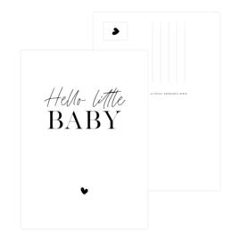 A6 Kaart • Hello little baby