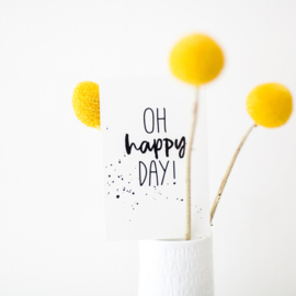 Minikaartje 85x55 • Oh happy day!