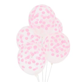 Ballonnen Confetti Pink