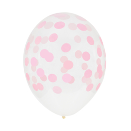 Ballonnen Confetti Pink