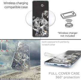 Galaxy S20 Plus 360° Full Cover Transparant TPU Hoesje