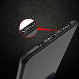 iPhone 14 Soft TPU Case Hoesje Matte Zwart