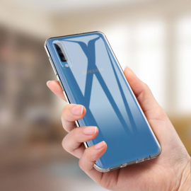 Galaxy A70 Premium Transparant Soft TPU Hoesje