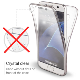 Galaxy S7 Edge 360° Ultra Clear Hybrid PC + TPU Hoesje