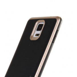 Galaxy S5 Motomo 3 in 1 Hybrid Case Hoesje Zilver